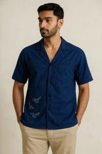 Natural Indigo Handwoven Shirt